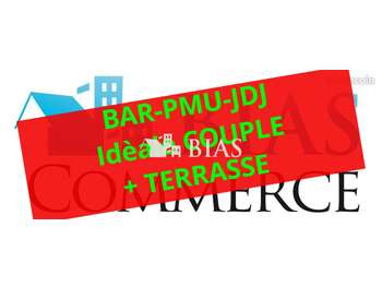 Vente bar PMU FDJ avec terrasse en centre bourg 76