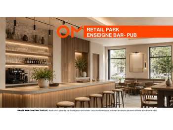 Vente bar pub sous enseigne à Lyon Retail Park