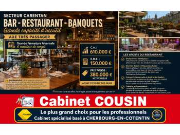 Vente bar restaurant banquets secteur Carentan