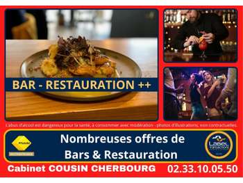 Vente bar restaurant à Cherbourg centre ville