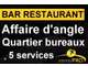 Bar restaurant terrasse en angle à vendre à Lyon