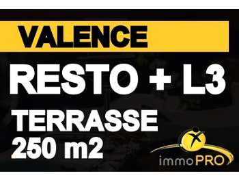 Vend bar restaurant terrasse parking à Valence