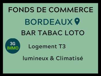 Vente bar licence 4 tabac loto PMU à Bordeaux