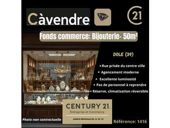 Vente FDC Bijouterie rue prisée du centre de Dole