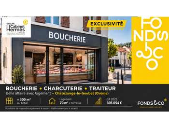 Vente boucherie charcuterie à Chatuzange Le Goubet