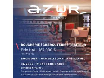 VENTE Boucherie Charcuterie Traiteur avec parking