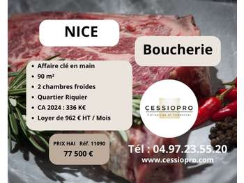 Vente boucherie équipement complet à Nice Riquier