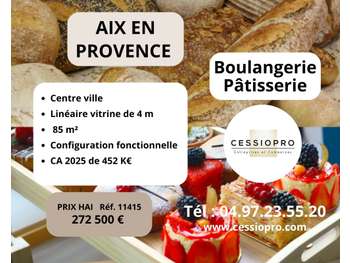 Vente boulangerie pâtisserie à Aix-en-Provence