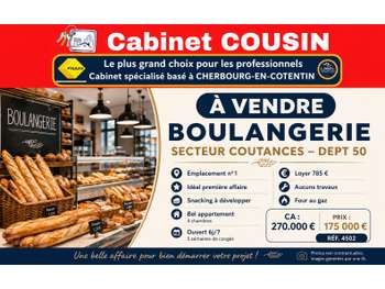 Vente boulangerie de 270m² empl N°1 à Coutances