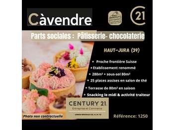 Cède 100 % parts sociales pâtisserie les Rousses