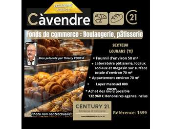 Vente FDC boulangerie pâtisserie secteur Louhans