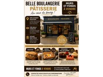 Vente boulangerie pâtisserie centre bourg Vannes