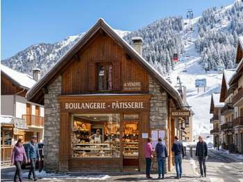 Vente boulangerie saisonnière en station ski 05