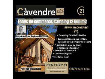 Vente camping 3 *** en région maconnaise