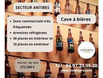 Vend cave à bière à emporter et sur place Antibes