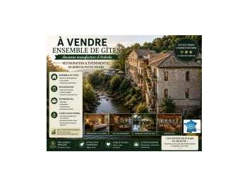 Vente Gîtes services et bar restauration Ardèche