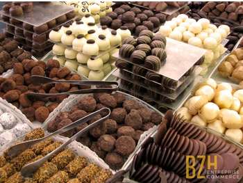 Vente chocolaterie en zone commerciale à Vannes