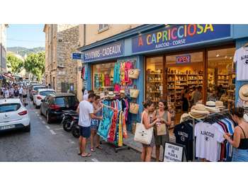 AV commerce cadeaux souvenirs Ajaccio empl premium