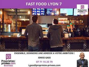 Vente FDC restauration rapide 69007 Lyon