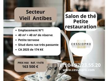 Salon de thé petite restau empl N°1 Vieil Antibes