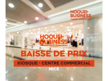 Vente kiosque dans centre commercial Niçois