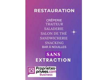 Vente restauration rapide 47m² sur rue Paris 75011