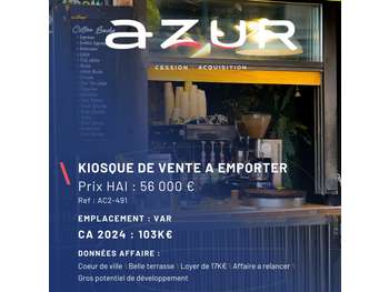 VENTE Kiosque de vente a emporter et rapide