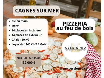 AV pizzeria au feu de bois clé en main Cagnes/Mer
