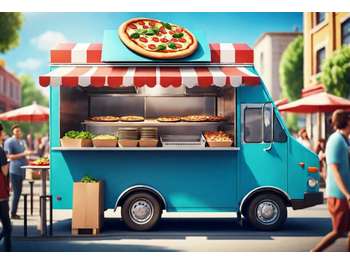 AV FDC camion pizza axe ultra passant Nice Ouest