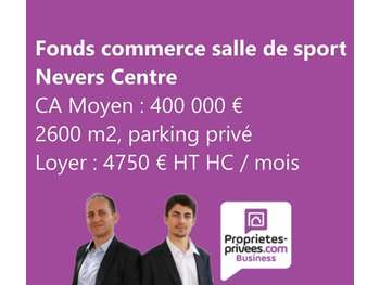 Vente fonds de commerce salle de sport à Nevers