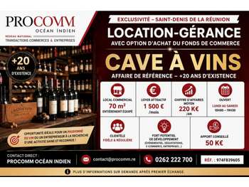 Location gérance cave à vins St Denis la Réunion