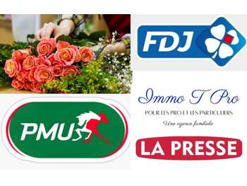 Cède FDC presse FDJ PMU fleuriste Savigny sur Orge