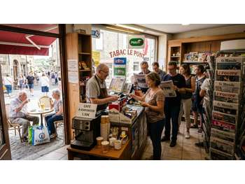Vente FDC tabac presse FDJ proche Pont du Château