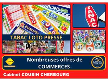 Vente FDC tabac presse loto à Cherbourg