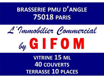Vente fonds bar brasserie PMU 75018 Paris