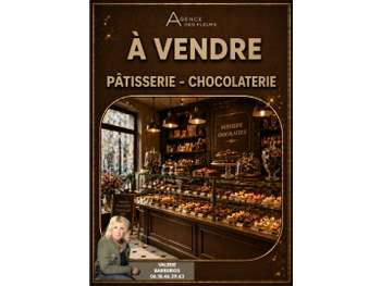 Vente pâtisserie chocolaterie au centre de Bernay