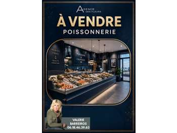 Vente poissonnerie à 30 minutes de Rouen