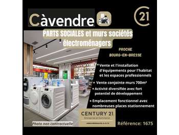 AV parts sociales société électroménager dept 01