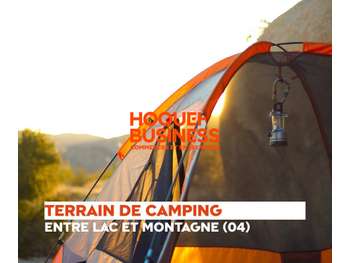 A vendre camping nature entre lac et montagne 04