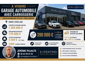 Cède garage automobile carrosserie prox Compiègne