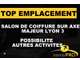 Vente fonds de commerce salon de coiffure à Lyon