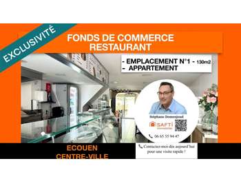 Vente restaurant avec logement et terrasses Ecouen