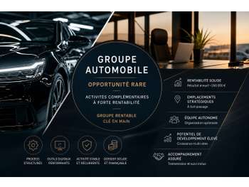 Groupe rentable clé en main – 350K€ de résultat –
