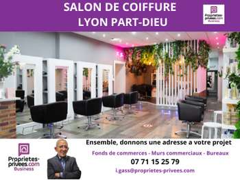 A vendre salon de coiffure et beauté 69003 Lyon
