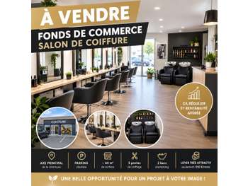 Vente salon de coiffure sur axe principal Mayenne