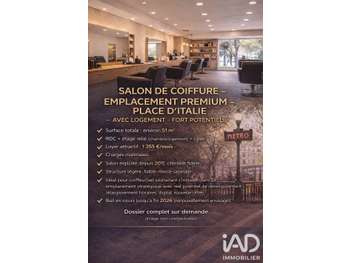 Vente Salon de coiffure empl premium à Paris