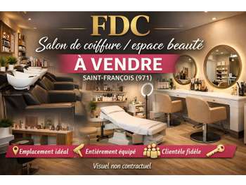 A vendre salon de coiffure beauté à Saint François