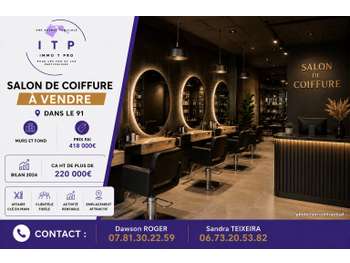 Gros coup de coeur magnifique salon de coiffure 91