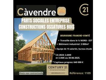 Parts sociales entreprise enveloppes thermiques