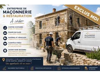 Vente entreprise maçonnerie à Montrevault Sur Evre